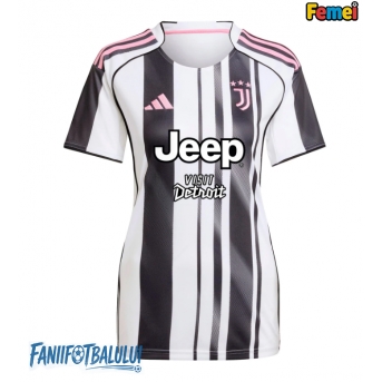 Juventus Tricou Fotbal Replică 2025-26 Femei Acasa